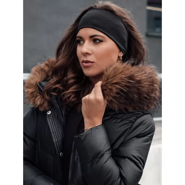  Dámský zimní kabát DSTREET STYLEBELLA ČERNÁ 