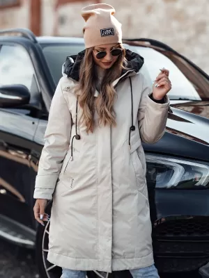 Dámský kabát DSTREET ELEGANTI BÍLÁ
