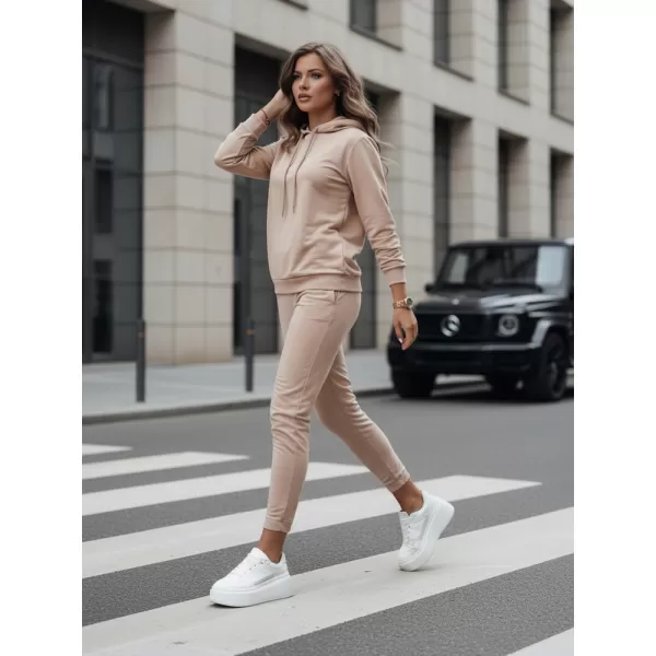  Dámská souprava DSTREET MIGEL AY1086 BÉŽOVÁ 