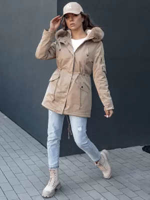Dámská bunda DSTREET ERISS BÉŽOVÁ