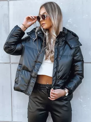 Dámská bunda DSTREET COLLAR ČERNÁ