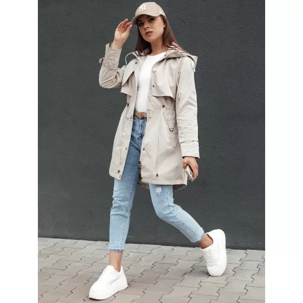 Dámská bunda DSTREET FASHLOVE TY4393 SVĚTLE ŠEDÁ 