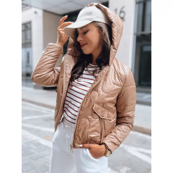  Dámská bunda DSTREET LILYWOOL TY3714 ZLATÁ 