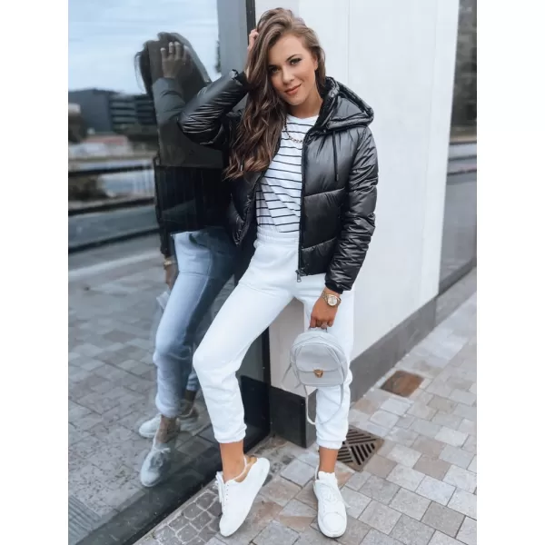  Dámská bunda DSTREET LOLAROSE TY3684 ČERNÁ 