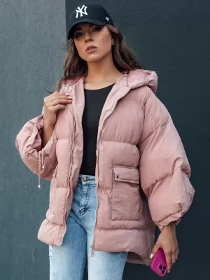 Dámská bunda DSTREET PARIMA RŮŽOVÁ