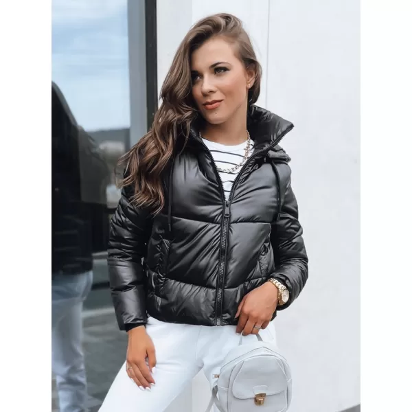  Dámská bunda DSTREET LOLAROSE TY3684 ČERNÁ 