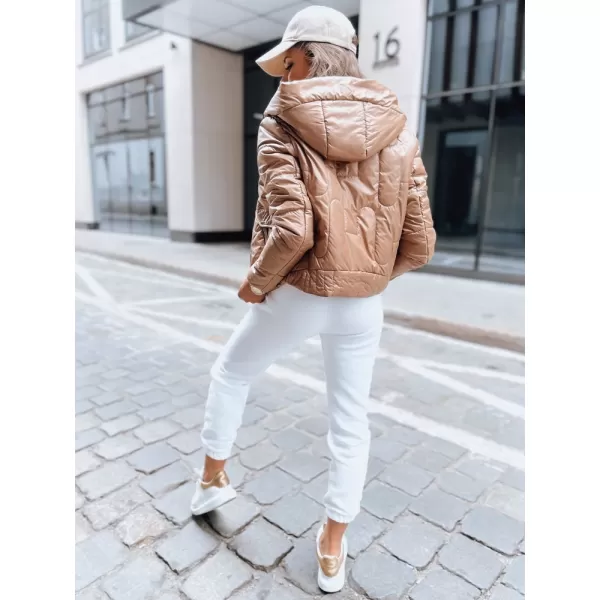  Dámská bunda DSTREET LILYWOOL TY3714 ZLATÁ 