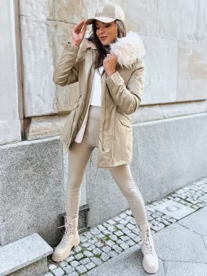 Dámská bunda DSTREET GARNET TY3946 BÉŽOVÁ