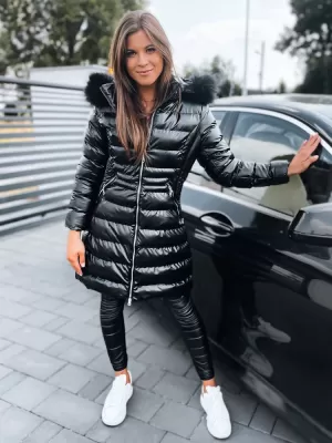 Dámský zimní kabát DSTREET PHILA TY2947 ČERNÁ
