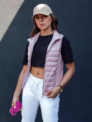 Dámská vesta DSTREET STYLISHZ TY4450 RŮŽOVÁ