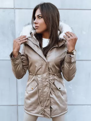 Dámská zimní bunda DSTREET VIXEN TY3873 BÉŽOVÁ