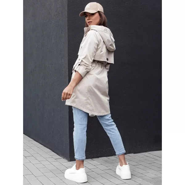  Dámská bunda DSTREET STYLE QUEEN TY4394 SVĚTLE ŠEDÁ 