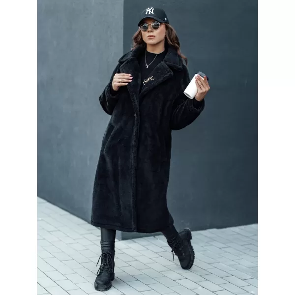  Dámský zimní kabát DSTREET GLAMFUR ČERNÁ 