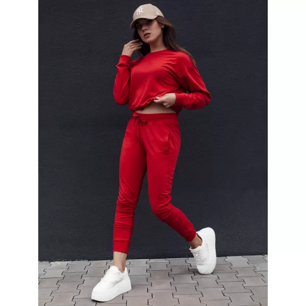  Dámská mikina DSTREET CASUALVIBE TMAVĚ ČERVENÁ 