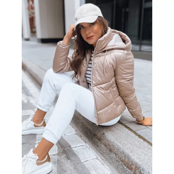  Dámská bunda DSTREET LOLAROSE ZLATÁ 