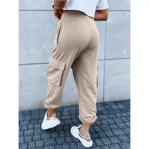  Dámské tepláky DSTREET BAGGY UY1607 BÉŽOVÁ 