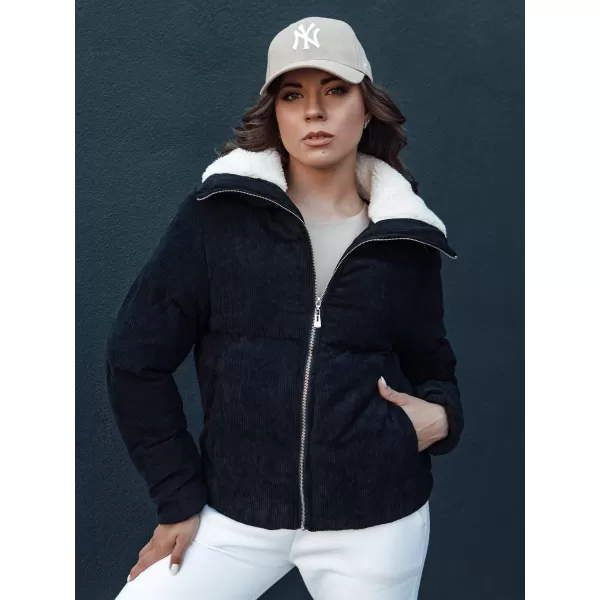  Dámská zimní bunda DSTREET TRENDYGLAM TY4357 ČERNÁ 