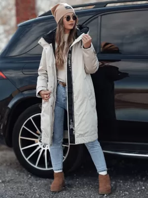 Dámský kabát DSTREET ELEGANTI BÍLÁ
