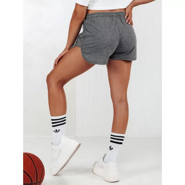  Dámské šortky DSTREET GO SPORT TMAVĚ ŠEDÁ 