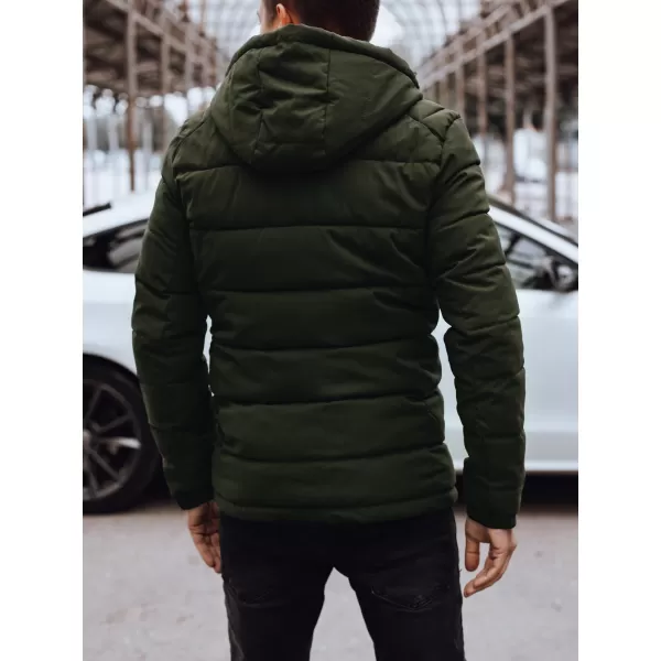  Pánská zimní bunda DSTREET tx4893 ZELENÁ 