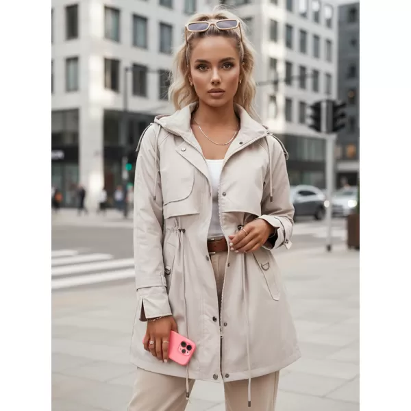 Dámská parka DSTREET BRENS SVĚTLE BÉŽOVÁ 