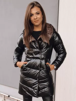 Dámská bunda DSTREET DELSY LONG TY3481 ČERNÁ