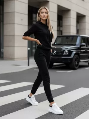 Dámská souprava DSTREET MIGEL AY1082 ČERNÁ