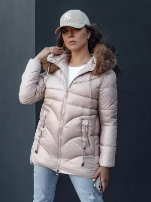 Dámská bunda DSTREET WINTERCHIC RŮŽOVÁ