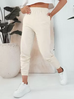 Dámské tepláky DSTREET SWAN BÉŽOVÁ