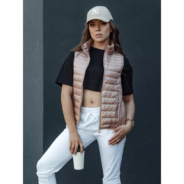  Dámská vesta DSTREET STYLISHZ TY4449 RŮŽOVÁ 