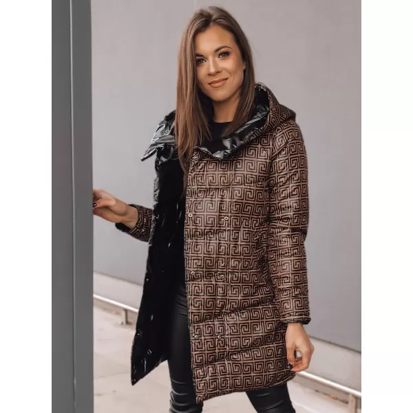  Dámská bunda DSTREET DELSY LONG TY3481 ČERNÁ 