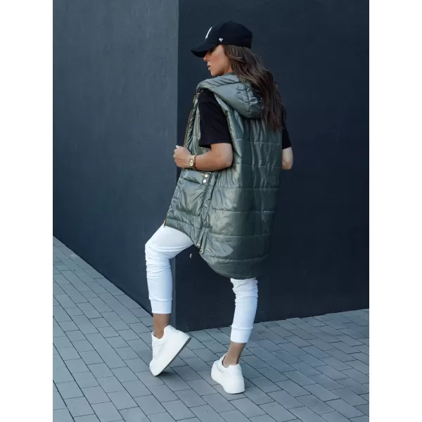  Dámská vesta DSTREET JESS TY4442 ZELENÁ 
