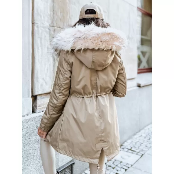  Dámská bunda DSTREET GARNET TY3946 BÉŽOVÁ 