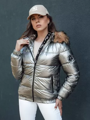 Dámská bunda DSTREET MELANI TMAVĚ ŠEDÁ