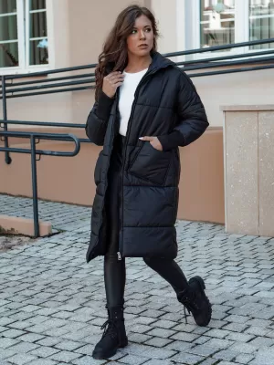 Dámský kabát DSTREET NADIA ČERNÁ