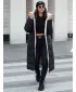 Dámský kabát DSTREET GLAMPUFF TY4606 ČERNÁ