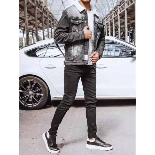  Pánská džínová bunda DSTREET tx4230 ČERNÁ 