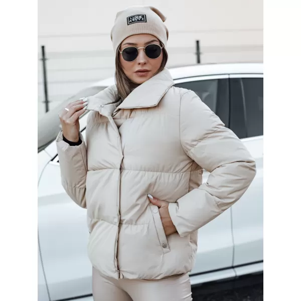  Dámská bunda DSTREET LARO ty4703 BÉŽOVÁ 