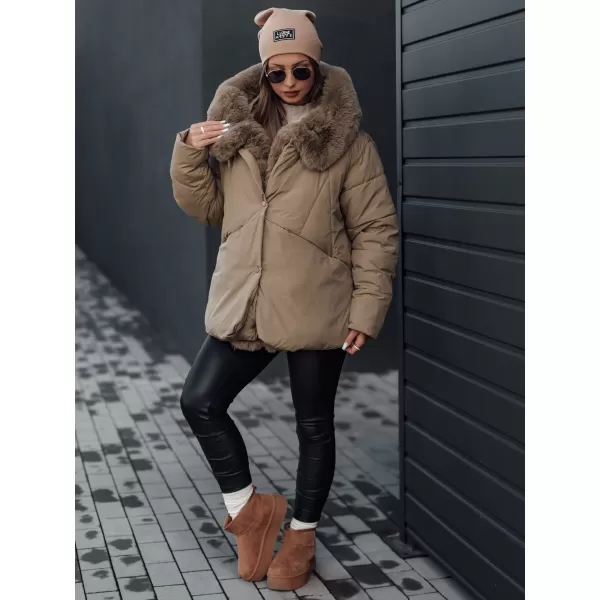  Dámská bunda DSTREET LUNAVI ty4665 BÉŽOVÁ 