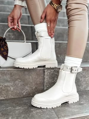 Dámské boty DSTREET LUXIBOOTS BÉŽOVÁ