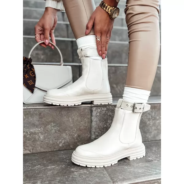  Dámské boty DSTREET LUXIBOOTS BÉŽOVÁ 