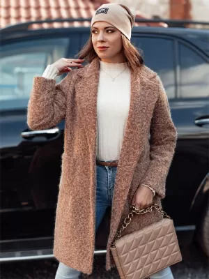 Dámský kabát DSTREET MOODLAY NY0726 BÉŽOVÁ