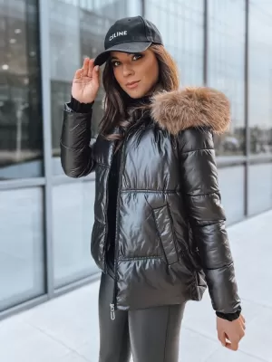 Dámská bunda DSTREET SPARKLE TY3953 ČERNÁ