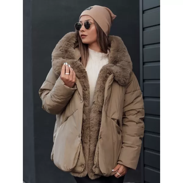  Dámská bunda DSTREET LUNAVI ty4665 BÉŽOVÁ 