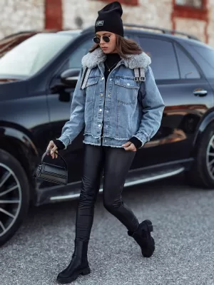 Dámská bunda DSTREET FURDENIM TY4755 SVĚTLE MODRÁ