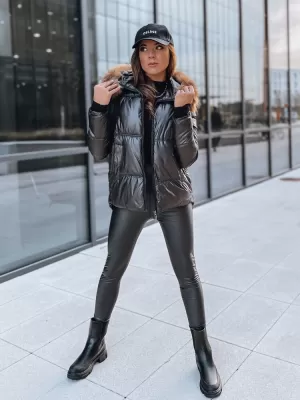 Dámská bunda DSTREET SPARKLE TY3953 ČERNÁ
