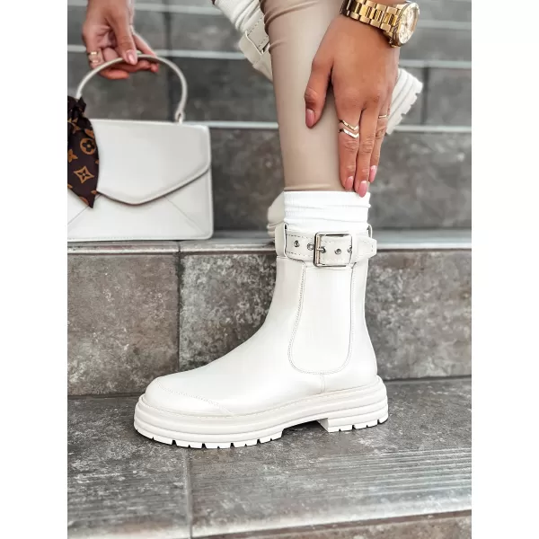 Dámské boty DSTREET LUXIBOOTS BÉŽOVÁ 