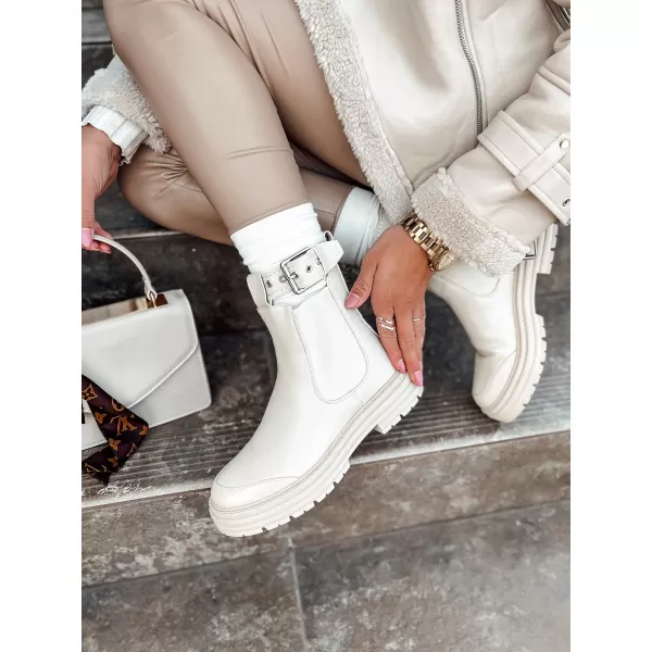  Dámské boty DSTREET LUXIBOOTS BÉŽOVÁ 