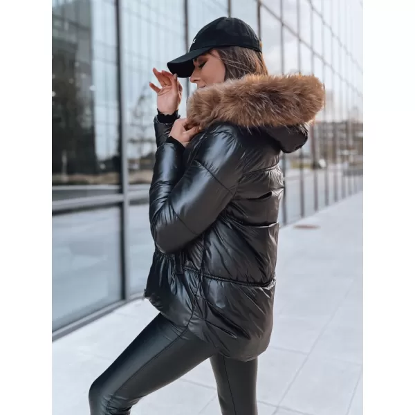  Dámská bunda DSTREET SPARKLE TY3953 ČERNÁ 