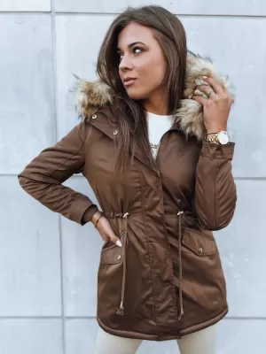 Dámská bunda DSTREET VIXEN TY3871 KARAMELOVÁ